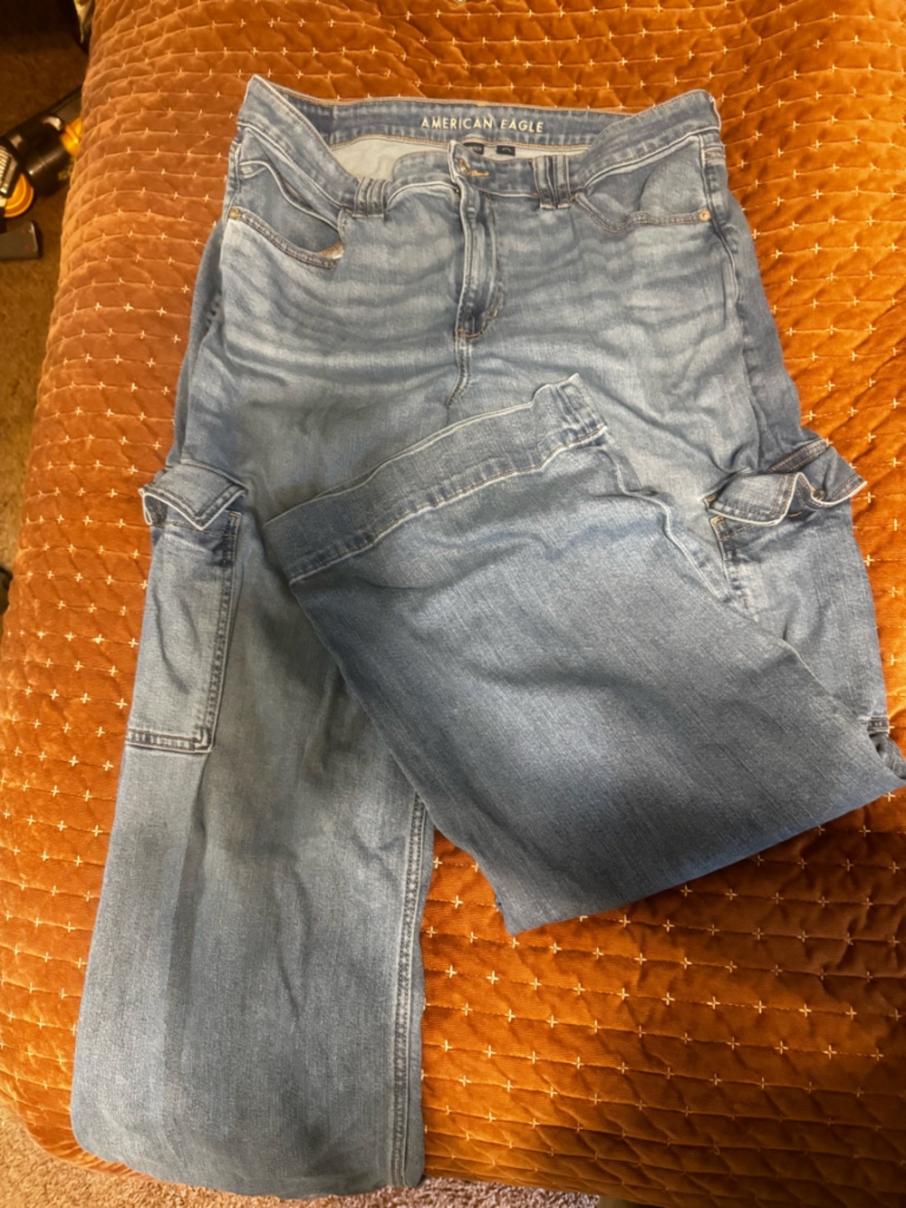 American Eagle Outfitters Relaxed Light Blue Men's Jeans